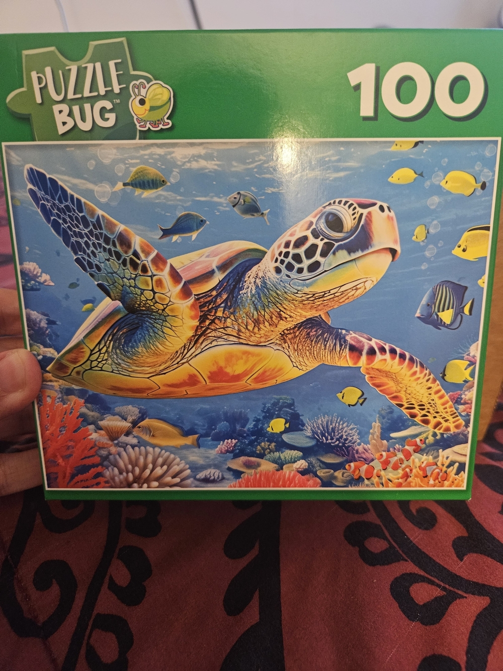 100-Piece Sea Turtle Jigsaw Puzzle - Multicolor